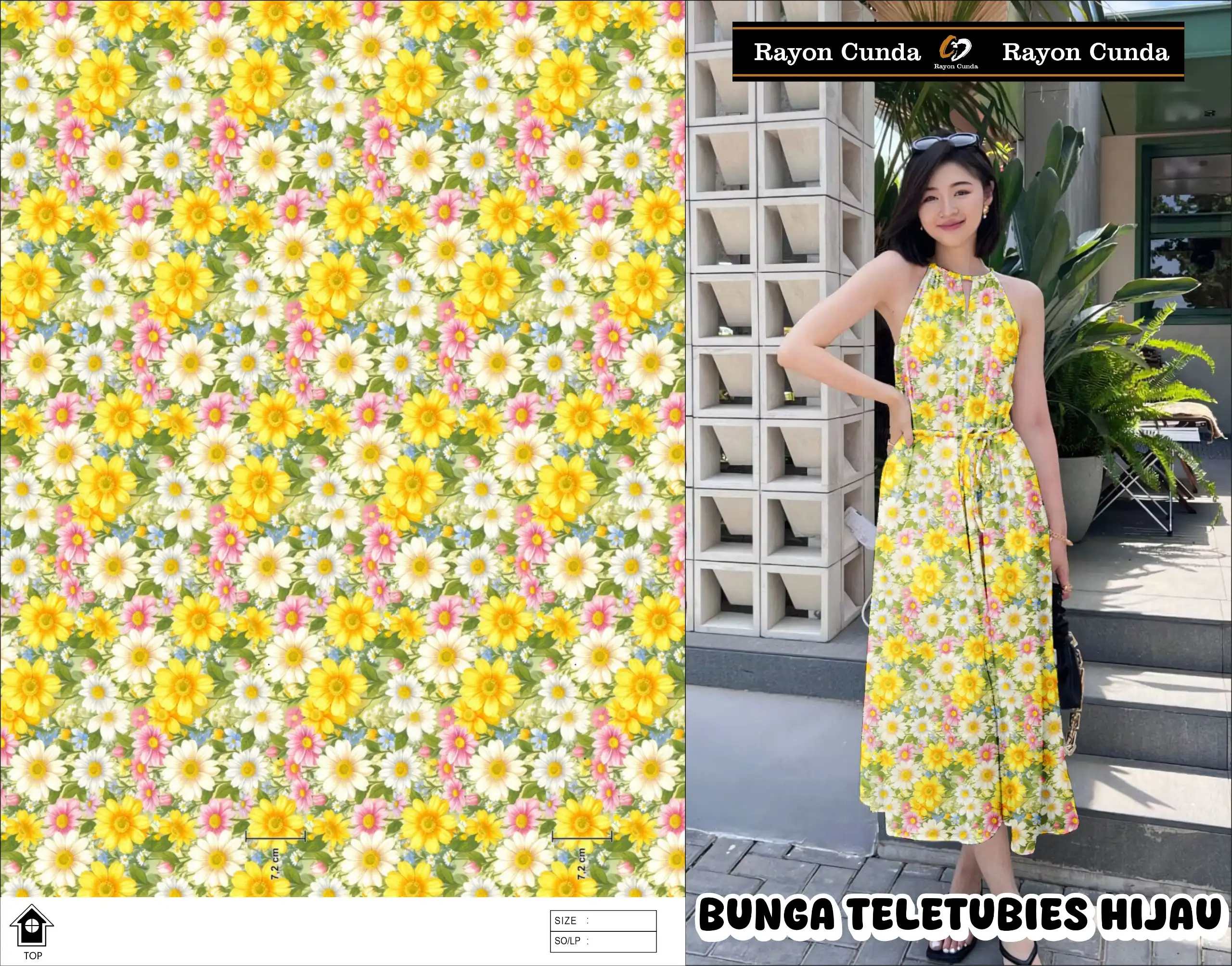 BUNGA TELETUBIES HIJAU