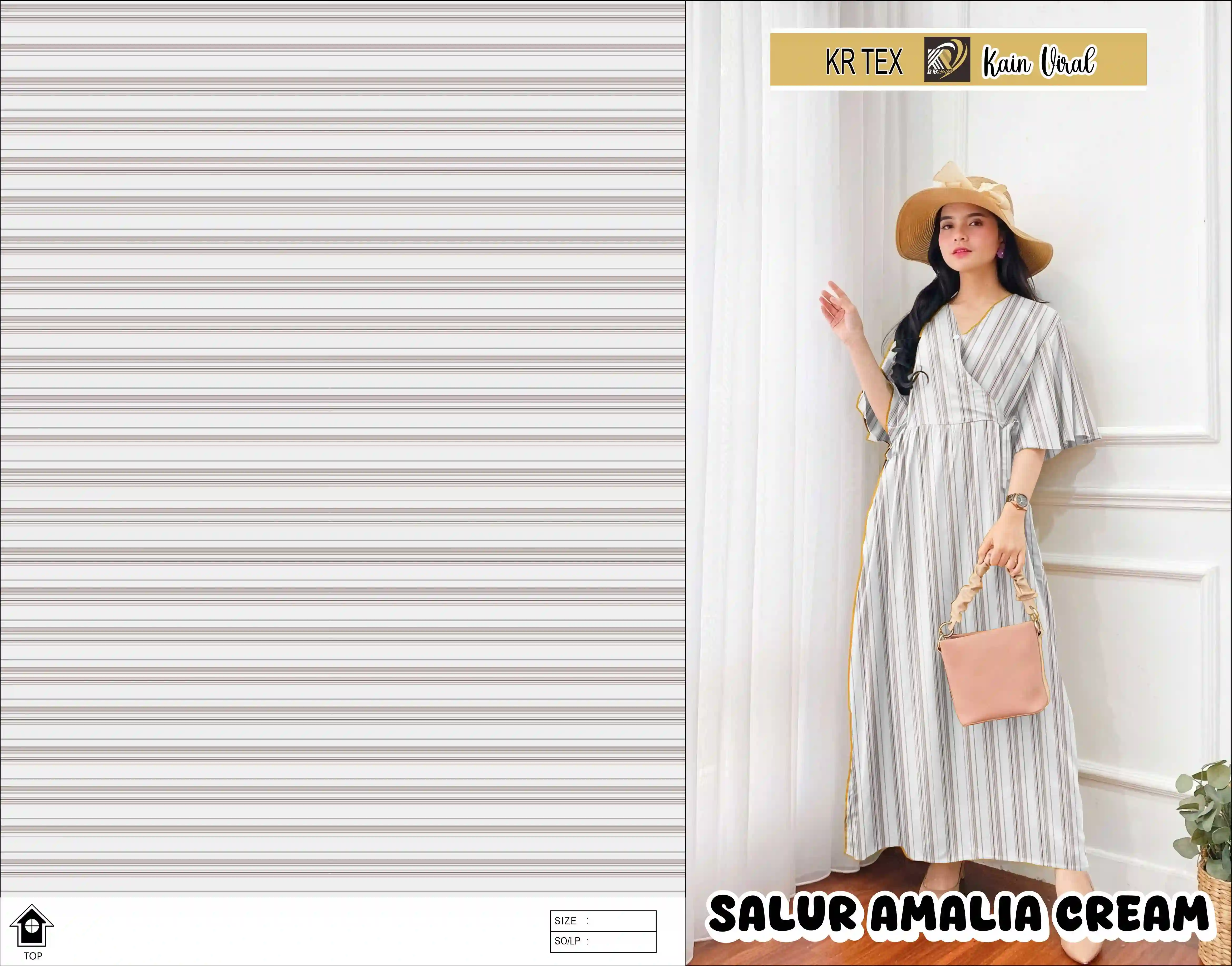 SALUR AMALIA BW CREAM